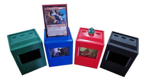 Mtg Deckbox Magic The Gathering Caja Commander P/cartas Cedh