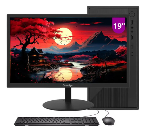 Computador Completo Bestboy Intel Core I5 8gb Ssd 128gb Monitor 19 Windows 10