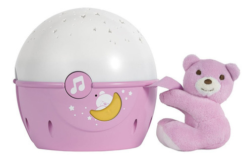 Projetor Luminária Infantil Next2stars Sensor Música Chicco Cor Rosa