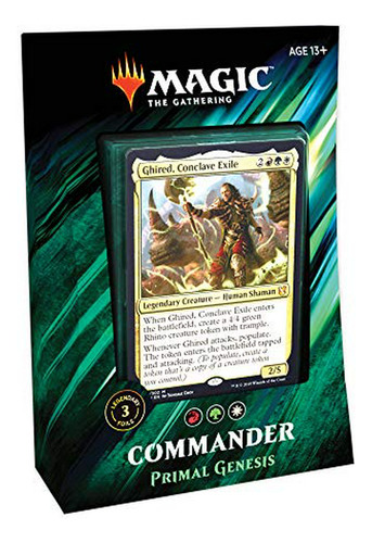 Magic: The Gathering Commander 2019 Primal Genesis Deck | Ba