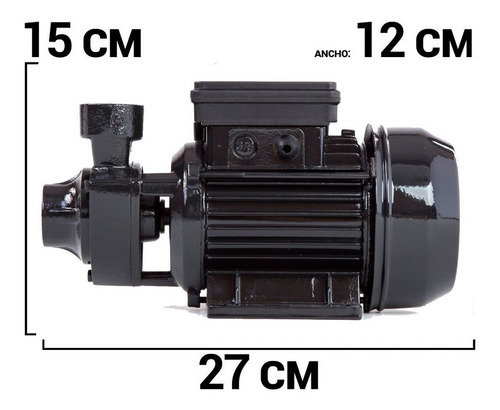 Imagen 5 de 5 de Bomba Periferica Agua Elevadora 1/2 Hp Turbina Bronce Casa