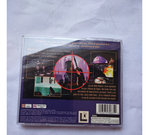Star Wars Dark Forces Ps1 Playstation 1 Ps2 Ps3 (Usado)