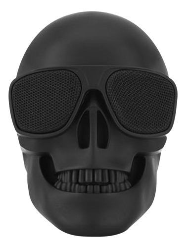 Bocina De Radio Portátil Con Diseño De Calavera