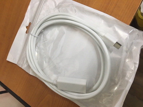 Imagen 3 de 5 de Cable Mini Dp A Hdmi Hembra 1.5m / Displayport Globalarcade