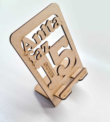 30 Porta Celular Personalizado Para Brinde Mdf Cru