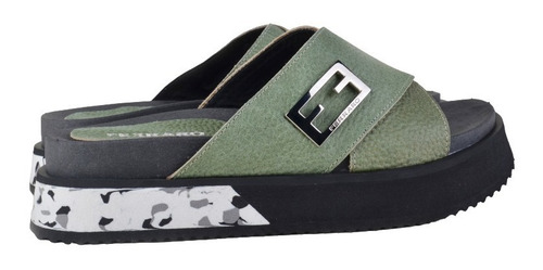Zuecos Sandalias Ojotas De Mujer De Cuero Melk - Ferraro