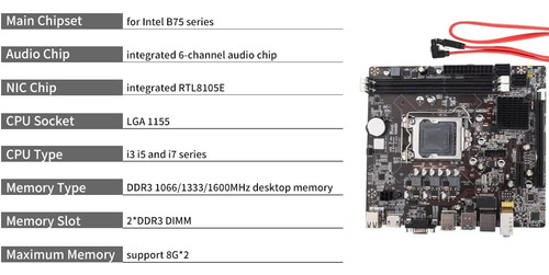 Placa Base Para La Pc De Escritorio, Placa Base Ddr3 Para In