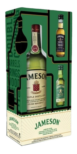 Imagen 1 de 10 de Whisky Jameson Irish Whiskey 700ml. Con Estuche Regalo