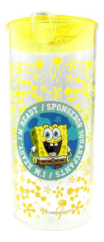 Set Bob Esponja Jarra Vasos Y Plato Original Nickelodeon