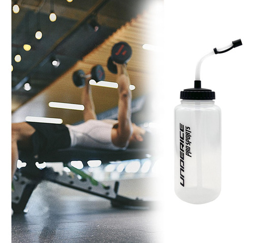 Botella De Agua Deportiva, Botella Exprimible De 1000 Ml Con
