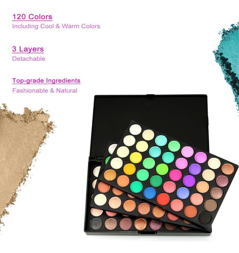 Popfeel Paleta De Maquillaje Profesional Para Sombra De Ojos