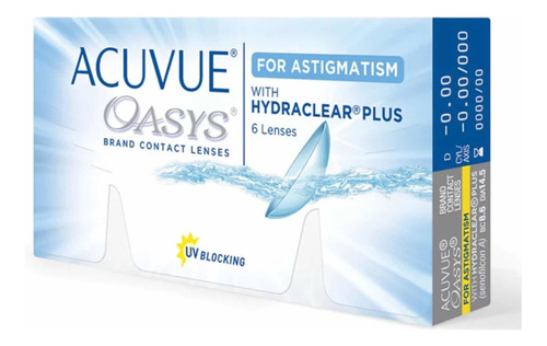 Caja De Lentes De Contacto Astigmatismo (acuvue Oasys)