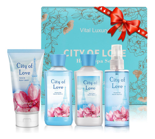 Vital Luxury - Kit De Bano Y Cuerpo, 3 onzas Liquidas, Set D