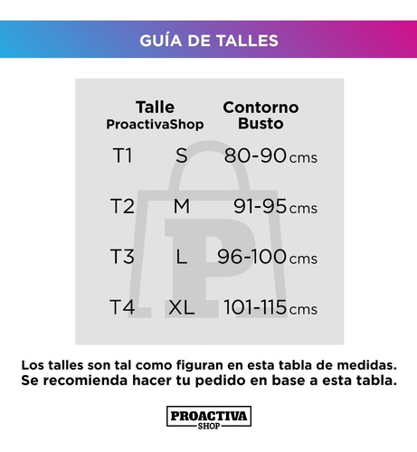 Top Deportivo Algodon Con Lycra Corpiño Fitness Proactiva
