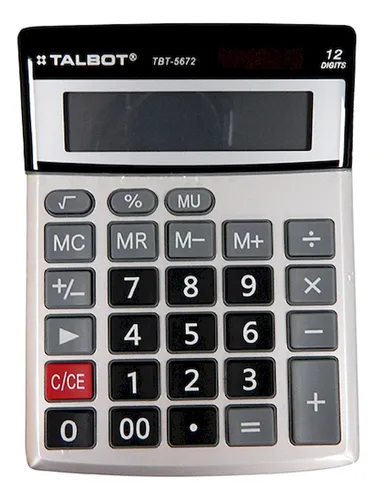 Calculadora Talbot De Escritorio 12 Digitos 5672