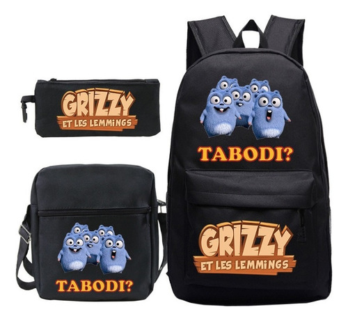Cute Grizzly And The Lemmings Mochilas Niños Backpack Me