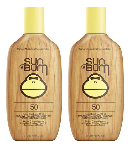 Sun Bum Locion Hidratante De Proteccion Solar Peqvd, Spf 50