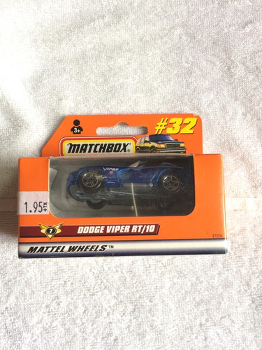 Doge Viper Rt-10,  Matchbox 1998, Sellado En Su Empaque Orig