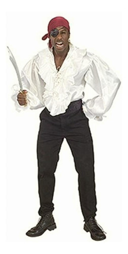 Rubie's Costume Pirates Of The Seven Seas White Satin Pirate