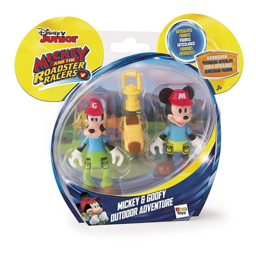 Mickey Y Goofy Muñeco Articulados Disney 181878 