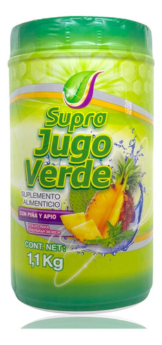 Jugo Verde Con Piña Y Apio 1.1 Kg Supra.