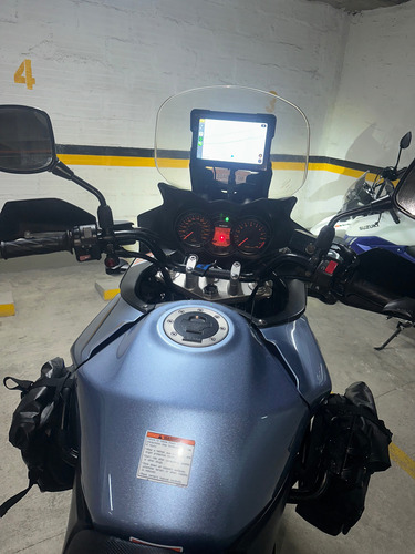 Vstrom 650 Dl Gris Celeste Estado Mecánico Impecable