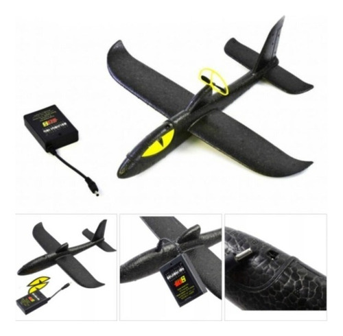 Avion Plumavit Para Niños Resistente Pantera Negra  Gst