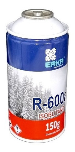 Gas R600a Refrigerante Para Refrigeradores Inverte 150 Gr