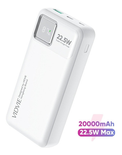 Power Bank Vidvie 20000ma Pb768 Carga Super Rápida 4.0 22.5w