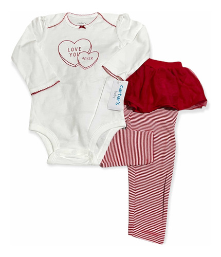 Imagen 1 de 3 de Conjunto De 2 Piezas (body Y Lycra Con Tutu) Bebe Niñas