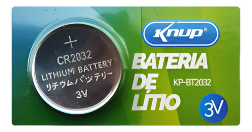 10 baterías de litio Cr2032 Knup Kpbt2032