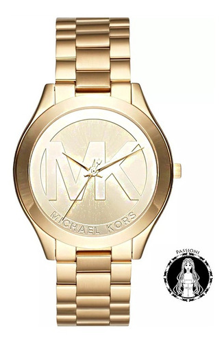 Relógio Michael Kors Dourado Mk3739/4dn C/ Nf E Garantia U