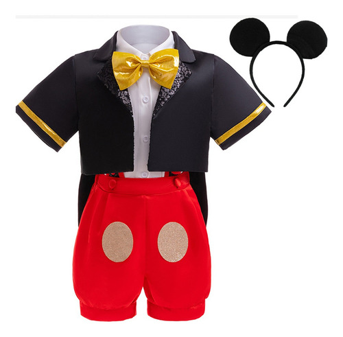 Disfraz De Cosplay De Mickey Mouse Para Halloween Y Navidad,