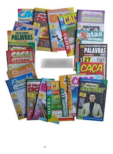 Coquetel - Você conhece a Família Caça-Palavra? Família Caça-Palavra (Nível  Fácil) São revistas com 48 páginas, formato 13,5 x 20,6cm e passatempos  variados – a maioria, caça-palavras. Caça-Palavra Come Caça-Palavra Pega  Caça-Palavra