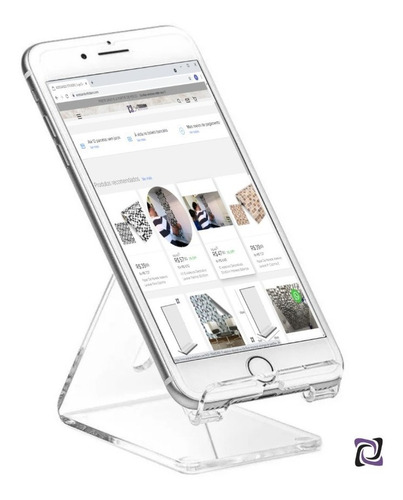 Imagem 1 de 6 de Suporte Celular Smartphone Universal Mesa Escritório Display