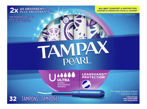 Tampax Pearl Ultra, 32 Tampones