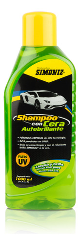 Shampoo Con Cera Autobrillante Simoniz 1000ml