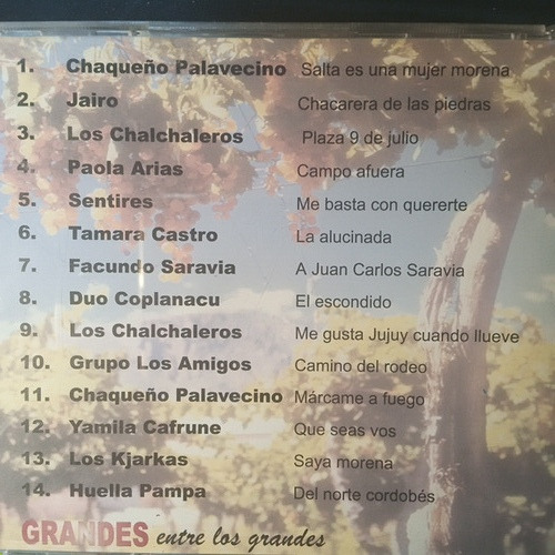 Cafayate 2001. Chaqueño, Chalchaleros, Coplanacu Y Otros. (Usado)
