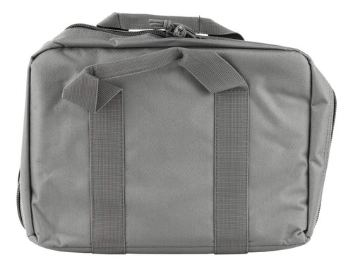 Estuche Bolso Glock Para 2 Pistolas / 5 Cargadores Gris
