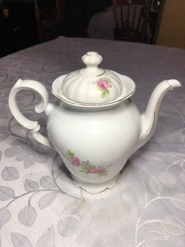 Imagem 2 de 4 de Bule De Chá Elegance Em Porcelana Schmidt - Anos 1970