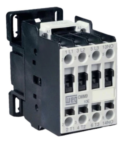 Contator Tripolar Weg 9a 220v Cwm9 Original 25 Und