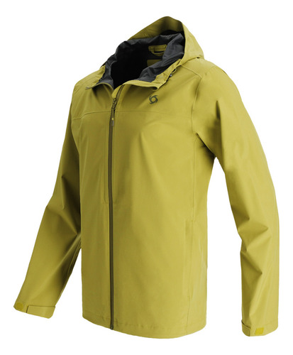Chaqueta Cortaviento Liven Men Lime Doite