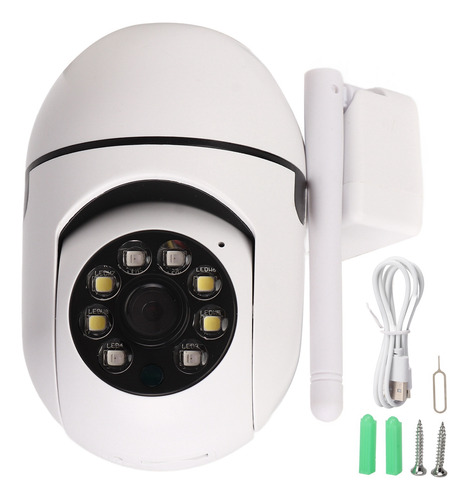 Cámara De Seguridad Wifi De 1080p Visión Nocturna De 2