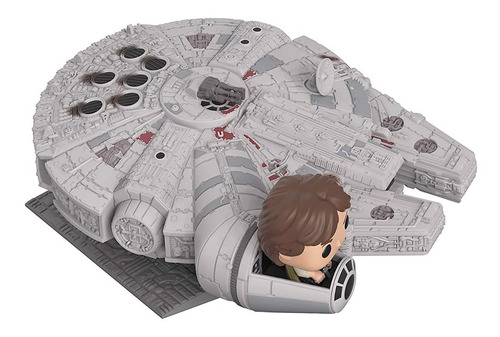 Boneco Funko Pop Star Wars Han Solo E Millennium Falcon 321