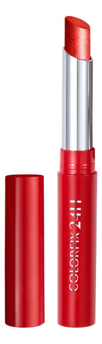 Esika Labial Colorfix Metallic 24 Horas Rojo Metallic