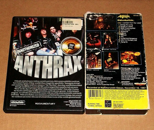 Anthrax Soldiers Of Metal Dvd Anthrax Oidivnikufesin Vhs