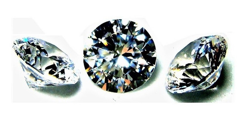 Lote 3 Diamantes Rusos De 3mm Envío Gratis