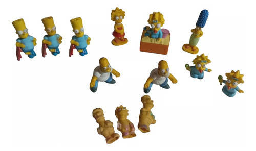 The Simpsons Figuras Toy Collection Bart Homero Lisa Colecci (Usado)