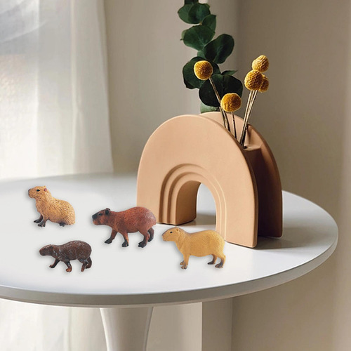 Mini Figura De Carpincho, Figura De Juguete De Para Niños,