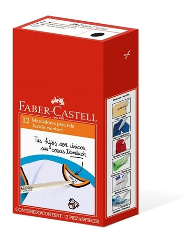 Marcador Para Tela Faber Castell Ideal Uniformes Escolares